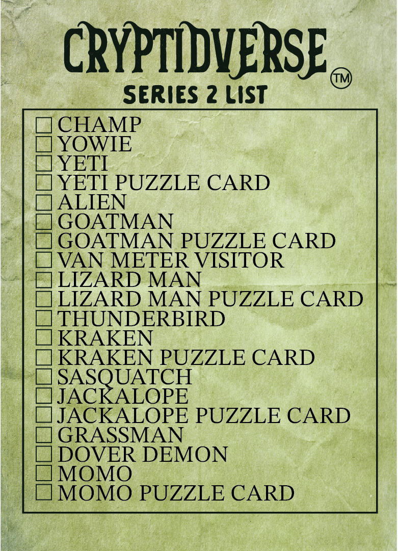 Cryptidverse Collector Cards Series 2