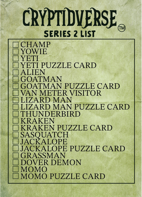 Cryptidverse Collector Cards Series 2